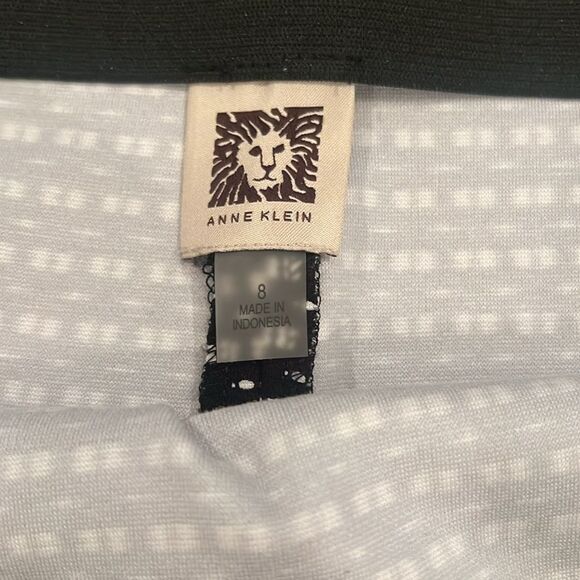 Anne Klein Black and White Skirt Size 8 - Picture 4 of 8